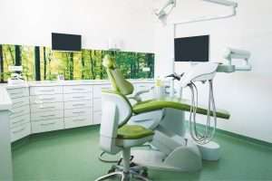 A modern dental surgery room at Serpentine Green Dental in Peterborough